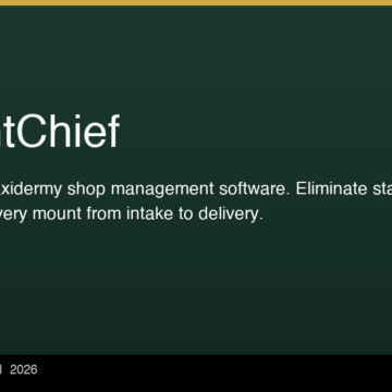 MountChief Launches as the First Dedicated Management Software for Taxidermy Shops